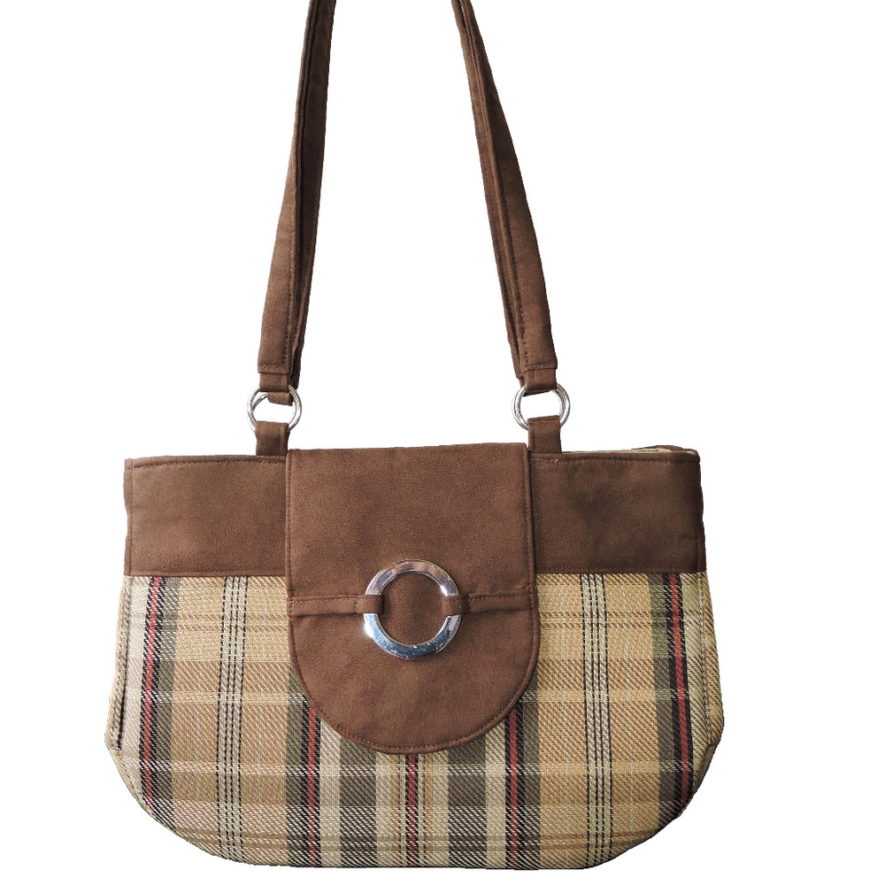 Plaid Shoulder Bag